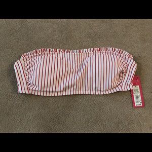 Target Xhilaration Striped Bandeau Bikini Top